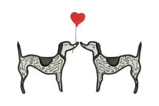 Charming Lover Dogs for Valentine's Day