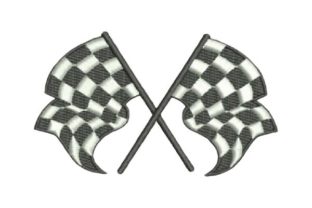 Cool Checkered Flags for Your Next Embroidery Project
