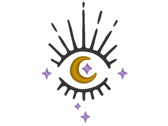 Embroidery Magic with Moon Eye Design