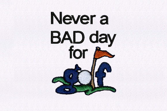 Embroidery Review: Golf Players for Creative Projects