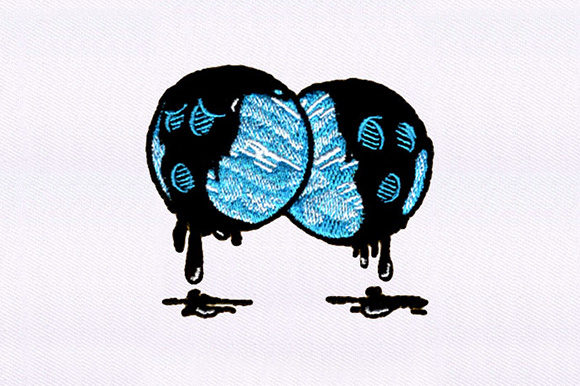 Global Warming Earth: A Versatile Embroidery Design