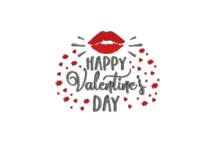 Happy Valentines: A Charming Embroidery Design