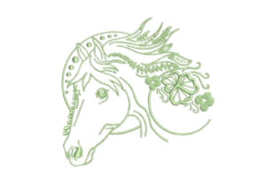 Linework Horse: A Versatile Embroidery Design
