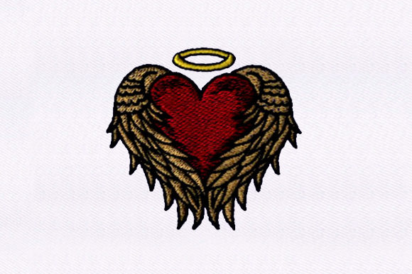 Wings Wrapped Heart: A Detailed Embroidery Review
